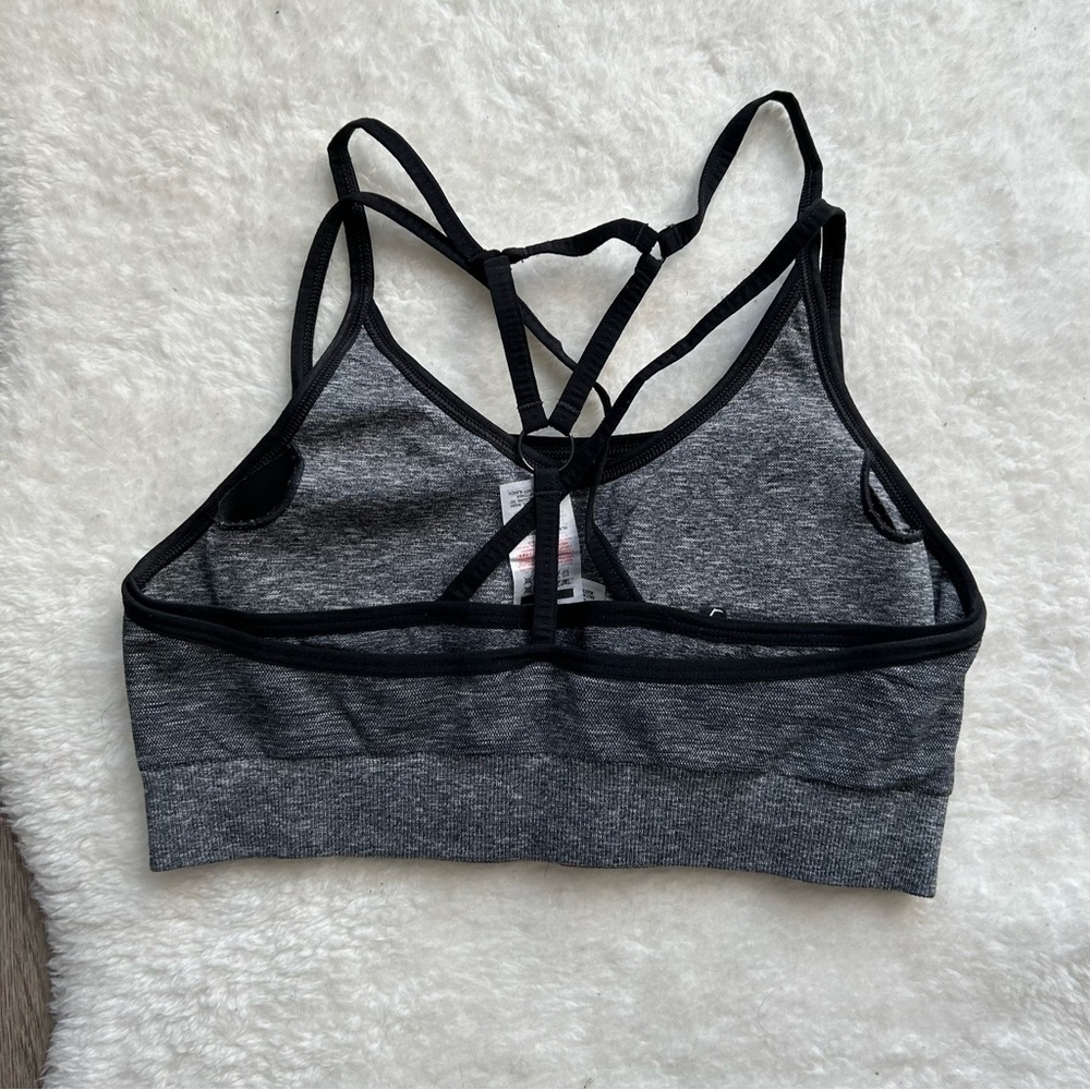 Gymshark Women's Gray Adapt Sports Bra - Picture 3 of 4